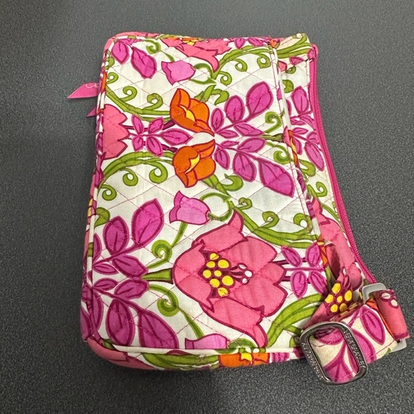Vera Bradley Pink and Green Floral Clutch - Picture 7 of 9